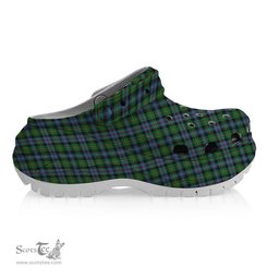 ScotsTee Shop Scottish Baillie of Lamington Ancient Clan Women's Tartan Height Increasing Clogs