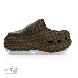 ScotsTee Shop Scottish Bruce of Kinnaird (Vivienne Westwood Design) Women's Tartan Height Increasing Clogs