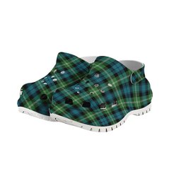 ScotsTee Shop Scottish Baillie of Polkemmet Ancient Women's Tartan Height Increasing Clogs