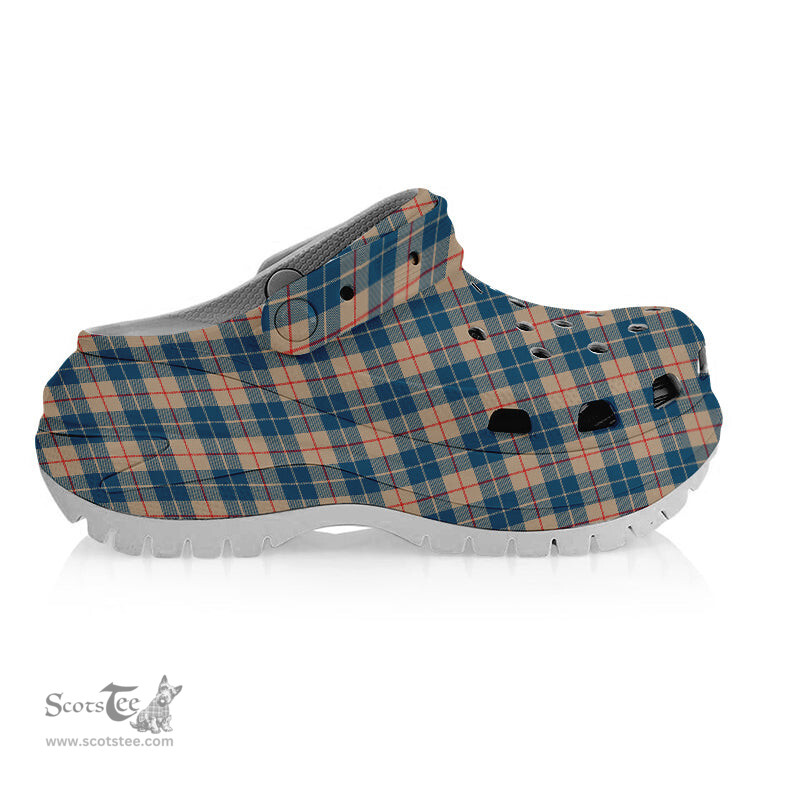ScotsTee Shop Scottish Barclay Hunting #2 Modern Clan Women's Tartan Height Increasing Clogs