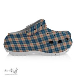 ScotsTee Shop Scottish Barclay Hunting #2 Modern Clan Women's Tartan Height Increasing Clogs