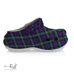 ScotsTee Shop Scottish Baillie Highland Society Modern Women's Tartan Height Increasing Clogs