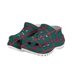 ScotsTee Shop Scottish Cairns of Finavon Ancient Women's Tartan Height Increasing Clogs