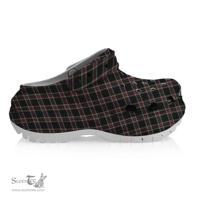ScotsTee Shop Scottish Christie (London) Hunting Women's Tartan Height Increasing Clogs