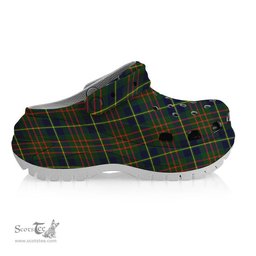ScotsTee Shop Scottish Cameron of Lochiel Hunting Modern Women's Tartan Height Increasing Clogs