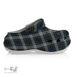 ScotsTee Shop Scottish Campbell of Lochnell Dress Women's Tartan Height Increasing Clogs