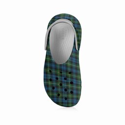 ScotsTee Shop Scottish Campbell of Argyll no guards Women's Tartan Height Increasing Clogs