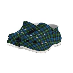 ScotsTee Shop Scottish Campbell of Argyll no guards Women's Tartan Height Increasing Clogs