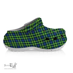 ScotsTee Shop Scottish Campbell of Breadalbane Ancient Women's Tartan Height Increasing Clogs
