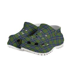 ScotsTee Shop Scottish Cameron of Lochiel Hunting Women's Tartan Height Increasing Clogs
