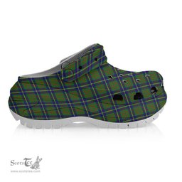 ScotsTee Shop Scottish Cameron of Lochiel Hunting Women's Tartan Height Increasing Clogs