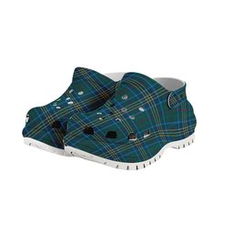 ScotsTee Shop Scottish Burns of California Modern Women's Tartan Height Increasing Clogs