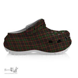ScotsTee Shop Scottish Cumming Hunting Women's Tartan Height Increasing Clogs