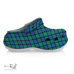 ScotsTee Shop Scottish Flower Of Scotland SC Women's Tartan Height Increasing Clogs