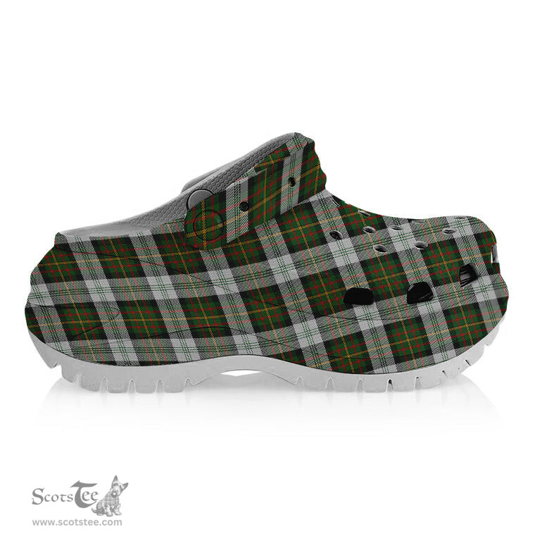 ScotsTee Shop Scottish Gillies Dress Green Women's Tartan Height Increasing Clogs