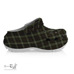 ScotsTee Shop Scottish Forbes of Druminnor Women's Tartan Height Increasing Clogs