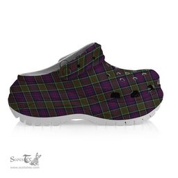 ScotsTee Shop Scottish Donald of Clan Ranald Modern Women's Tartan Height Increasing Clogs