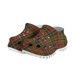 ScotsTee Shop Scottish Drummond of Strathallan Women's Tartan Height Increasing Clogs