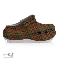 ScotsTee Shop Scottish Drummond of Strathallan Women's Tartan Height Increasing Clogs