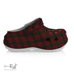 ScotsTee Shop Scottish Denny Hunting Women's Tartan Height Increasing Clogs