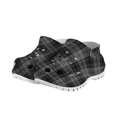 ScotsTee Shop Scottish Douglas Grey Vestiarium Scoticum Women's Tartan Height Increasing Clogs
