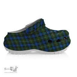 ScotsTee Shop Scottish Ferguson of Atholl Women's Tartan Height Increasing Clogs