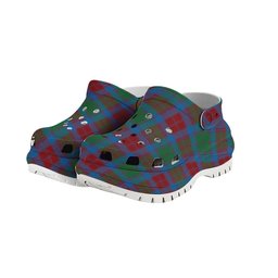 ScotsTee Shop Scottish Fraser of Altyre Ancient Women's Tartan Height Increasing Clogs