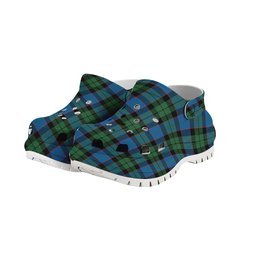 ScotsTee Shop Scottish Fergusson of Balquhidder Ancient Women's Tartan Height Increasing Clogs