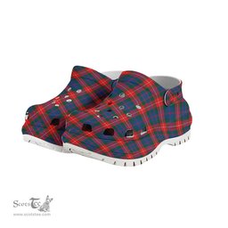 ScotsTee Shop Scottish Fraser of Lovat Modern Women's Tartan Height Increasing Clogs