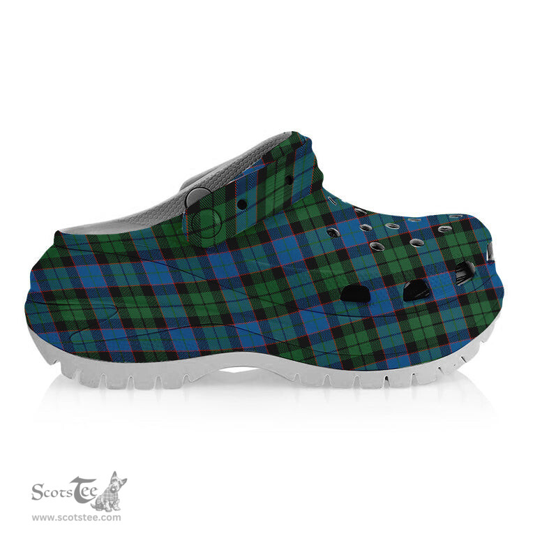 ScotsTee Shop Scottish Ferguson of Balquhidder Ancient Women's Tartan Height Increasing Clogs