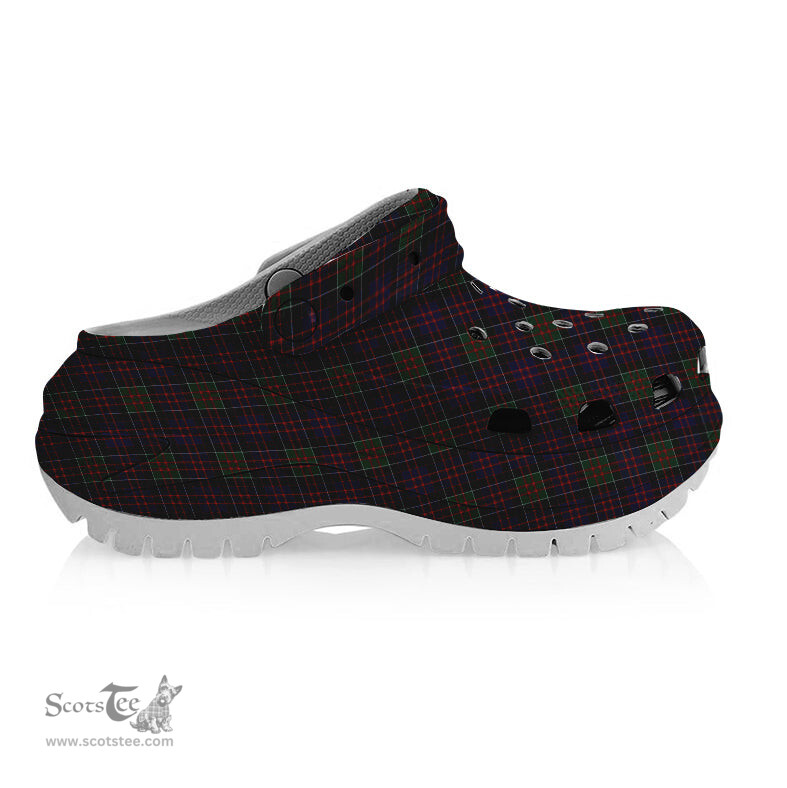 ScotsTee Shop Scottish Donald of Clan Ranald Women's Tartan Height Increasing Clogs