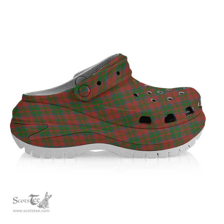ScotsTee Shop Scottish Donald of Glencoe Ancient Women's Tartan Height Increasing Clogs