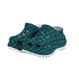ScotsTee Shop Scottish Flower Of Scotland Women's Tartan Height Increasing Clogs