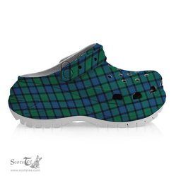 ScotsTee Shop Scottish Flower Of Scotland Women's Tartan Height Increasing Clogs