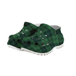 ScotsTee Shop Scottish Erskine Hunting Modern Women's Tartan Height Increasing Clogs