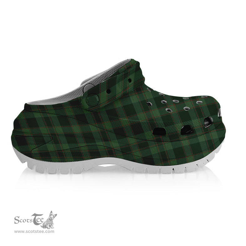 ScotsTee Shop Scottish Donachie of Brockloch Hunting Women's Tartan Height Increasing Clogs