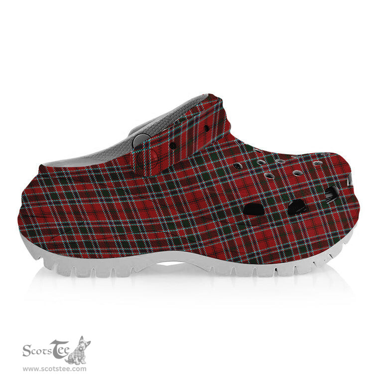 ScotsTee Shop Scottish Donald of Lochmaddy Women's Tartan Height Increasing Clogs