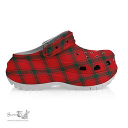 ScotsTee Shop Scottish Donald of Sleat Modern Women's Tartan Height Increasing Clogs