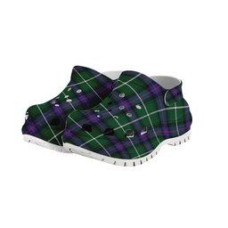 ScotsTee Shop Scottish Donald of the Isles Hunting Modern Women's Tartan Height Increasing Clogs