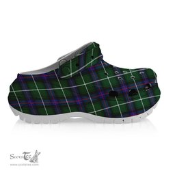 ScotsTee Shop Scottish Donald of the Isles Hunting Modern Women's Tartan Height Increasing Clogs