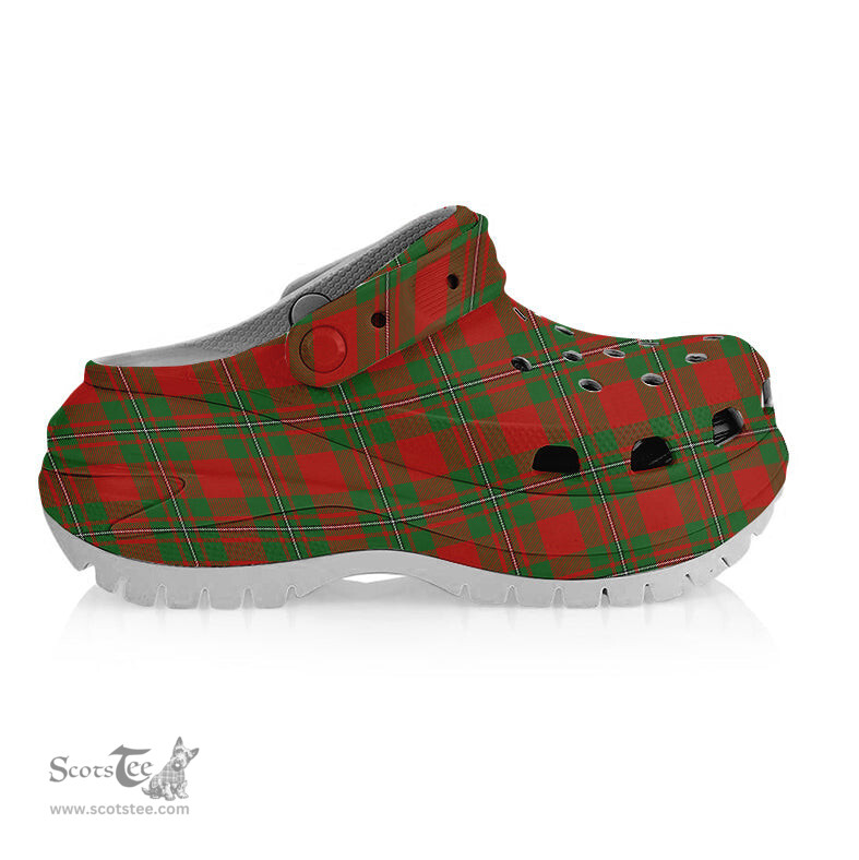 ScotsTee Shop Scottish Gregor of Cardney Ancient Women's Tartan Height Increasing Clogs