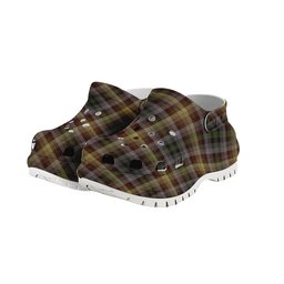 ScotsTee Shop Scottish MacKay of Strathnaver Women's Tartan Height Increasing Clogs