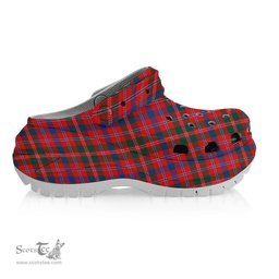 ScotsTee Shop Scottish MacDonald of Glenaladale Modern Women's Tartan Height Increasing Clogs