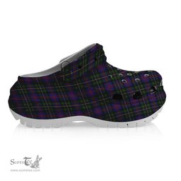 ScotsTee Shop Scottish MacCallum of Berwick Women's Tartan Height Increasing Clogs