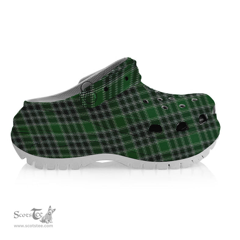 ScotsTee Shop Scottish MacDonald Lord of the Isles Hunting Women's Tartan Height Increasing Clogs