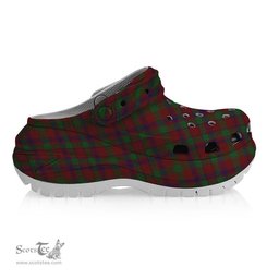 ScotsTee Shop Scottish MacDonald of Glengarry Full Dress Women's Tartan Height Increasing Clogs