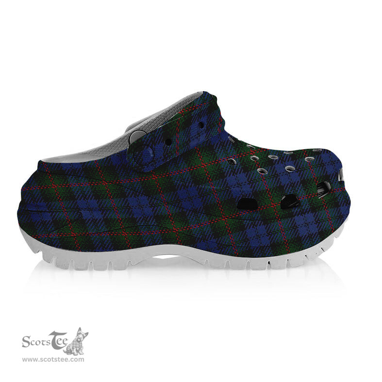 ScotsTee Shop Scottish Louise of Lorne Women's Tartan Height Increasing Clogs