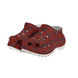 ScotsTee Shop Scottish MacDonald of Staffa 3 Women's Tartan Height Increasing Clogs