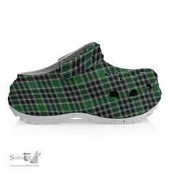 ScotsTee Shop Scottish MacDonald Lord of the Isles Hunting Modern Women's Tartan Height Increasing Clogs