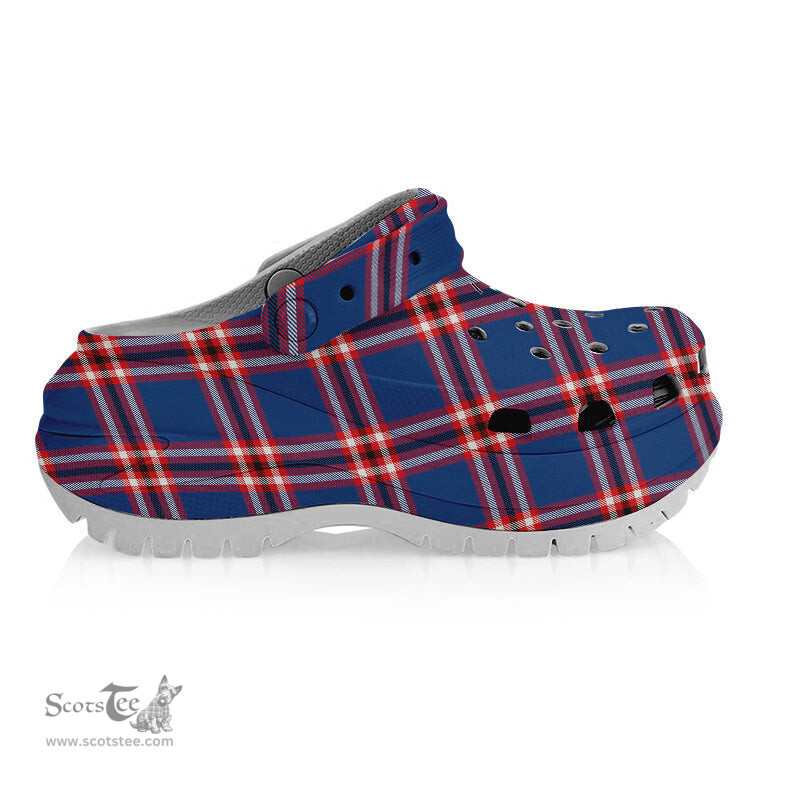 ScotsTee Shop Scottish Laing of Archiestown Modern Women's Tartan Height Increasing Clogs